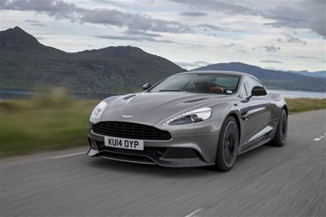 The new 2015 Aston Martin Vanquish in Tungsten